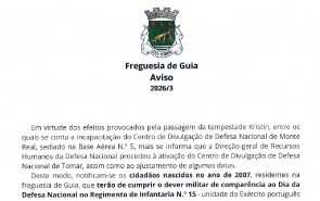 Aviso Dia da Defesa Nacional